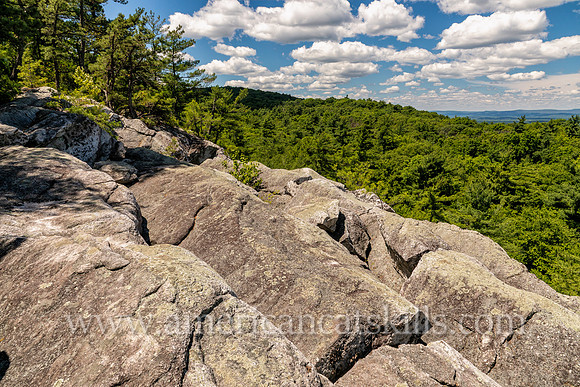 Photograph from the Northeast Trail located on the lands of the Mohonk Mountain House and the Mohonk Preserve in Ulster County, New York.