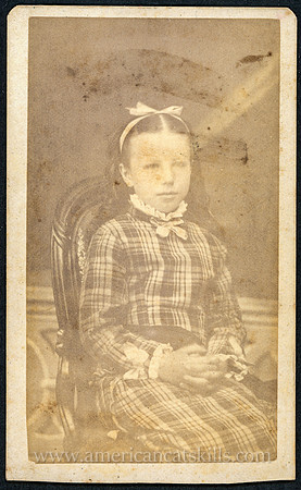 Portrait, Young Girl, Sitting in Chair