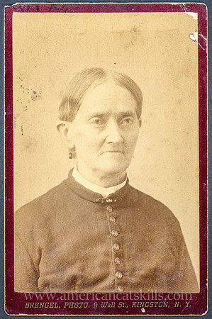 Portrait, Old Woman, by J. N. Brengel, 9 Wall Street, Kingston, NY