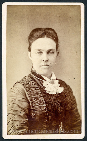 Portrait, Well Dressed Woman, by D. J. Auchmoody