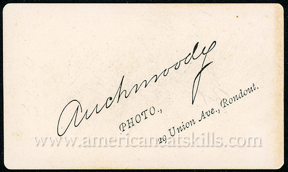 Logo, D. J Auchmoody, Rondout, New York