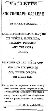 Vallett's Photograph Gallery
