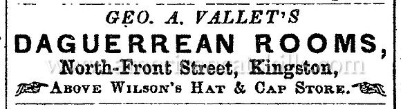 Geo. A. Vallet's Daguerrean Rooms