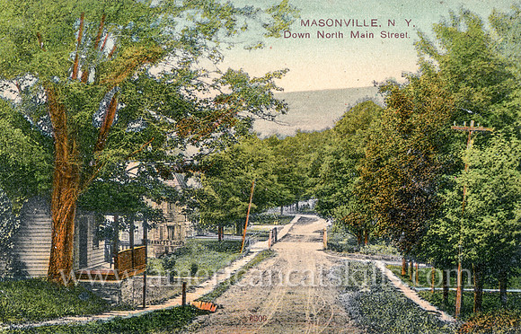 Down North Main Street, Masonville, N.Y.