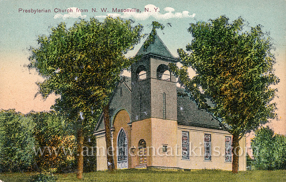 Presbyterian Church From N. W., Masonville, N.Y.