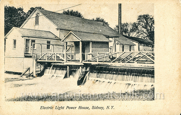 Electric Light Power House, Sidney, N.Y.