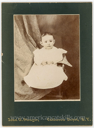 Portrait, Baby, by John G. Stenger, Callicoon Depot, New York