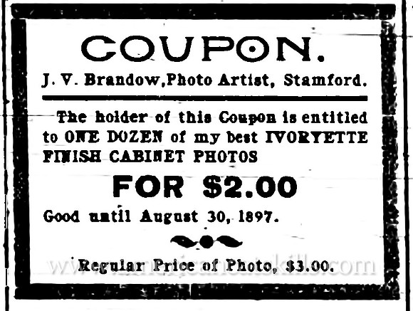 J. V. Brandow, Photo Artist, Stamford