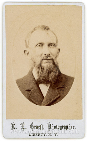 Portrait, Man with Beard, by E. L. Graeff, Liberty, New York