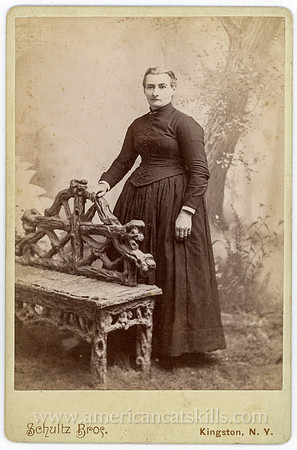 Portrait, Woman, by Schultz Brothers, Kingston, New York
