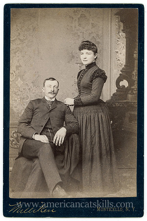 Portrait, Couple, by William G. Milliken, Monticello, NY