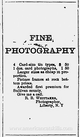 R. B. Whittaker, Liberty, NY