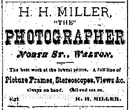H. H. Miller, Walton, NY