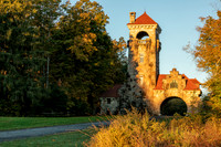 The Mohonk Testimonial Gateway, also known as the Mohonk Gatehouse, was constructed in 1908 and is located in New Paltz.