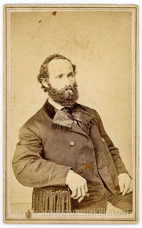 Portrait, Middle Aged Man, Sitting, by Alfred Wurts Tice, Ellenville, NY