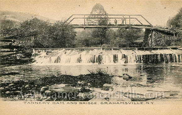 Tannery Dam and Bridge, Grahamsville, N.Y.