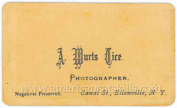 Business Imprint, A. Wurts Tice, Ellenville, NY