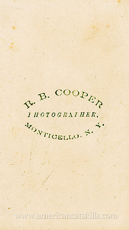 Business Imprint, R. B. Cooper, Monticello, NY