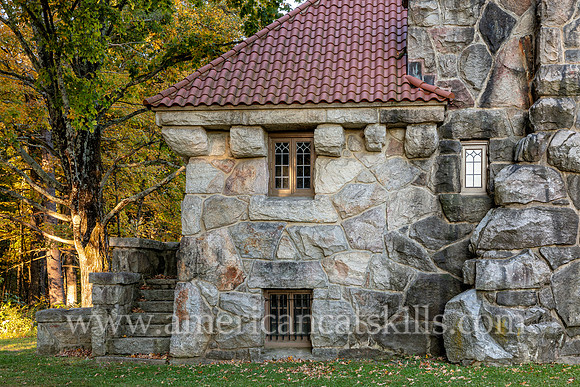 The Mohonk Testimonial Gateway, also known as the Mohonk Gatehouse, was constructed in 1908 and is located in New Paltz.