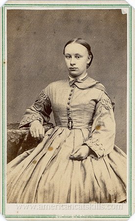 Portrait, Young Woman, Seated, by R. B. Cooper, Monticello, NY
