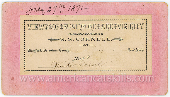 Logo Imprint, S. S. Cornell, Stamford, NY