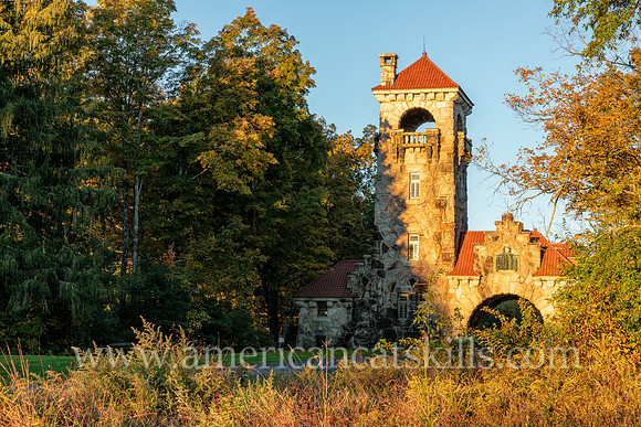 The Mohonk Testimonial Gateway, also known as the Mohonk Gatehouse, was constructed in 1908 and is located in New Paltz.