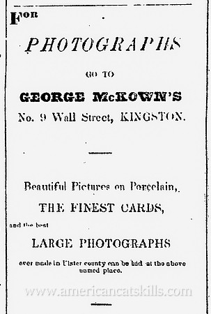 George McKown, Kingston, NY