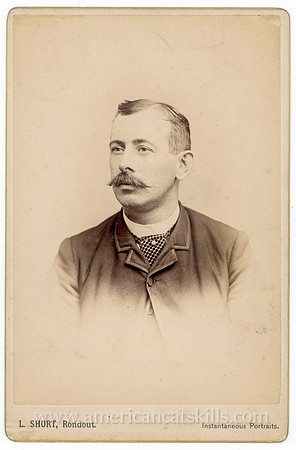 Portrait, Well Dressed Young Man_by Lornezo Short, Rondout, NY