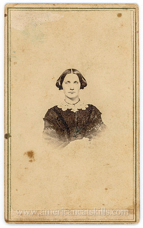 Portrait, Well Dressed Woman, by B. F. Gilbert, Delhi, NY