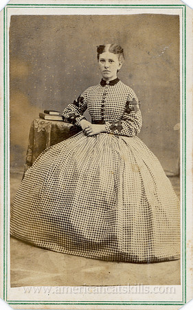 Portrait, Young Woman, Seated, by R. B. Cooper, Monticello, New York