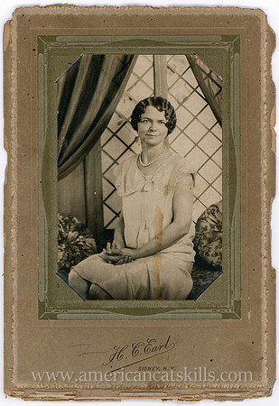 Portrait, Well Dressed Woman, by Harry C. Earl