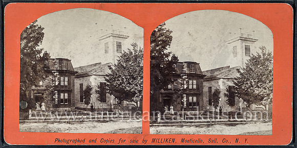 Methodist Church and parsonage, Monticello, N.Y.