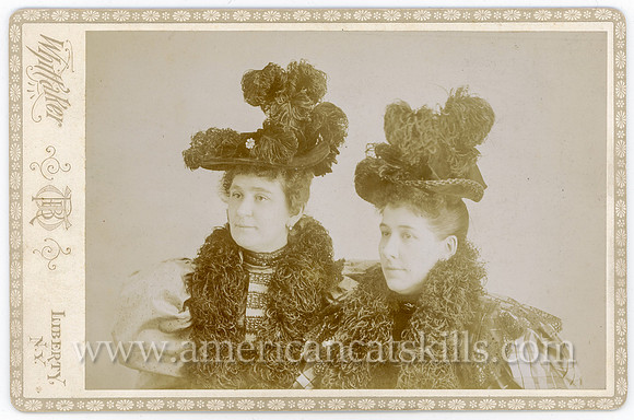 Portrait, Two Women, by R. B. Whittaker, Liberty, NY