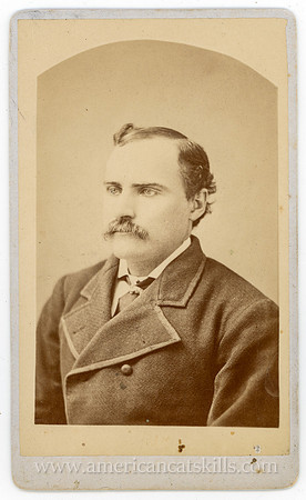 Portrait, Well Dressed Man, by H. H. Miller, Walton, NY