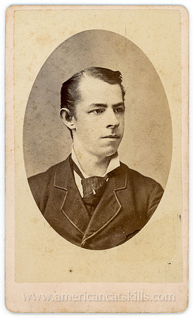 Portrait, Young Man, by R. B. Whittaker, Liberty, NY