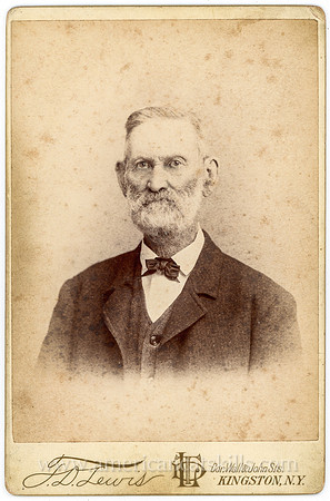 Portrait, Older Gentleman, by T. D. Lewis, Kingston, New York