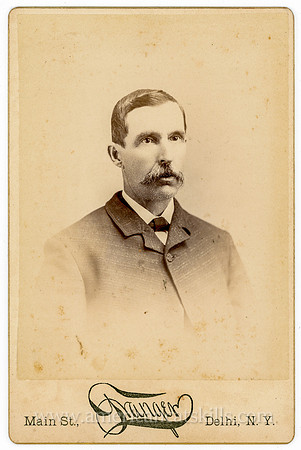 Portrait, Well Dressed Man_James B. Granger, Delhi, NY