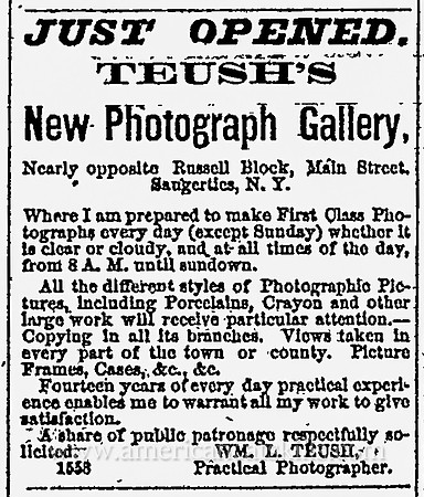 William L. Teush, Saugerties, NY