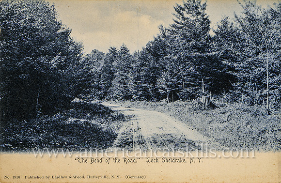 The Bend of the Road, Loch Sheldrake, N.Y.