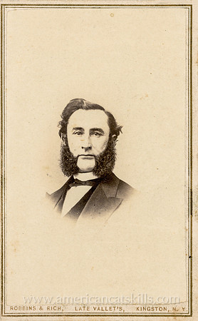 Portrait, Bearded Man, by Robbins & Rich, Kingston, New York