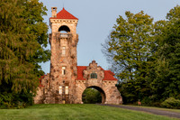 Photograph of the Mohonk Testimonial Gateway, located on the Mohonk Preserve, just west of the town of New Paltz, New York.