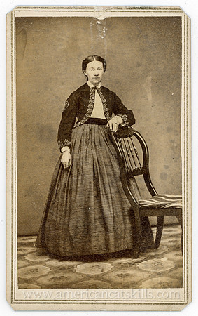 Portrait, Woman, Standing, by R. B. Cooper, Monticello, NY