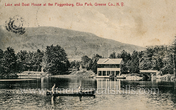 40_Lake and Boat House at the Poggenburg, Elka Park, Greene Co., N.Y.