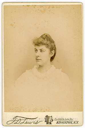 Portrait, Woman, by T. D. Lewis