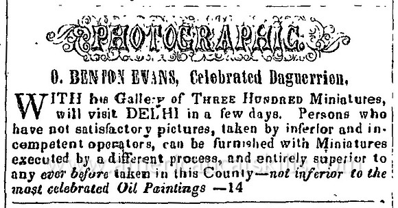O. Benton Evans, Delhi, NY