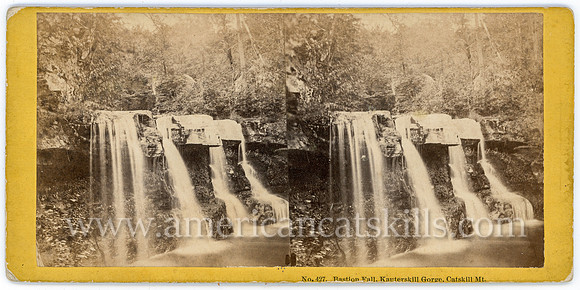 No. 427_Bastion Fall, Kauterskill Gorge, Catskill Mt.