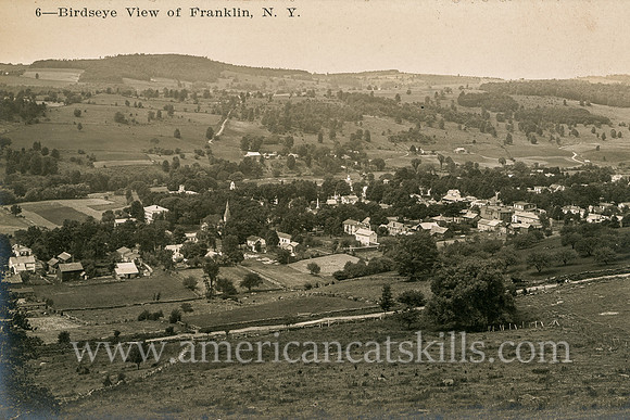 6_Birdseye View of Franklin, N.Y.