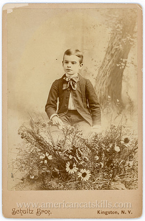 Portrait, Young Boy, by Schultz Brothers, Kingston, New York