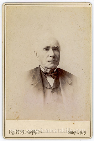 Portrait, Elderly Man, by Maurice Farrington, Delhi, NY