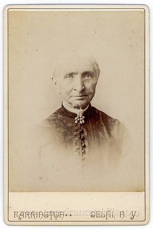 Portrait, Elderly Woman, by Maurice Farrington, Delhi, NY
